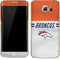 NFL Denver Broncos White Striped Galaxy S7 Edge Skin